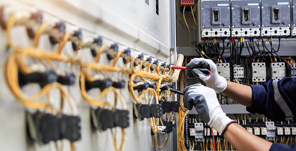 Professional Electrician technician working in Greenville, RI